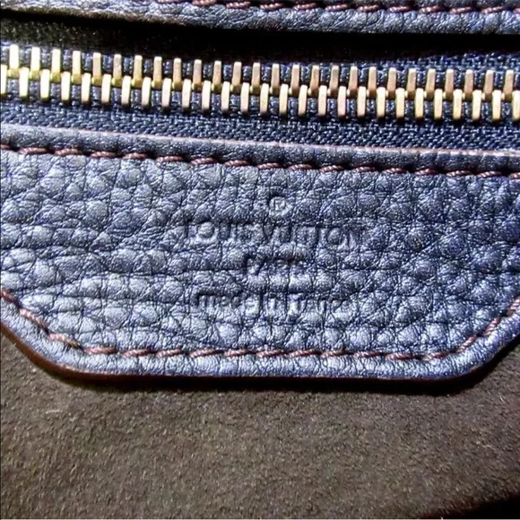 ✨LIKE NEW✨ black leather Louis Vuitton mahina XL - Picture 5 of 15